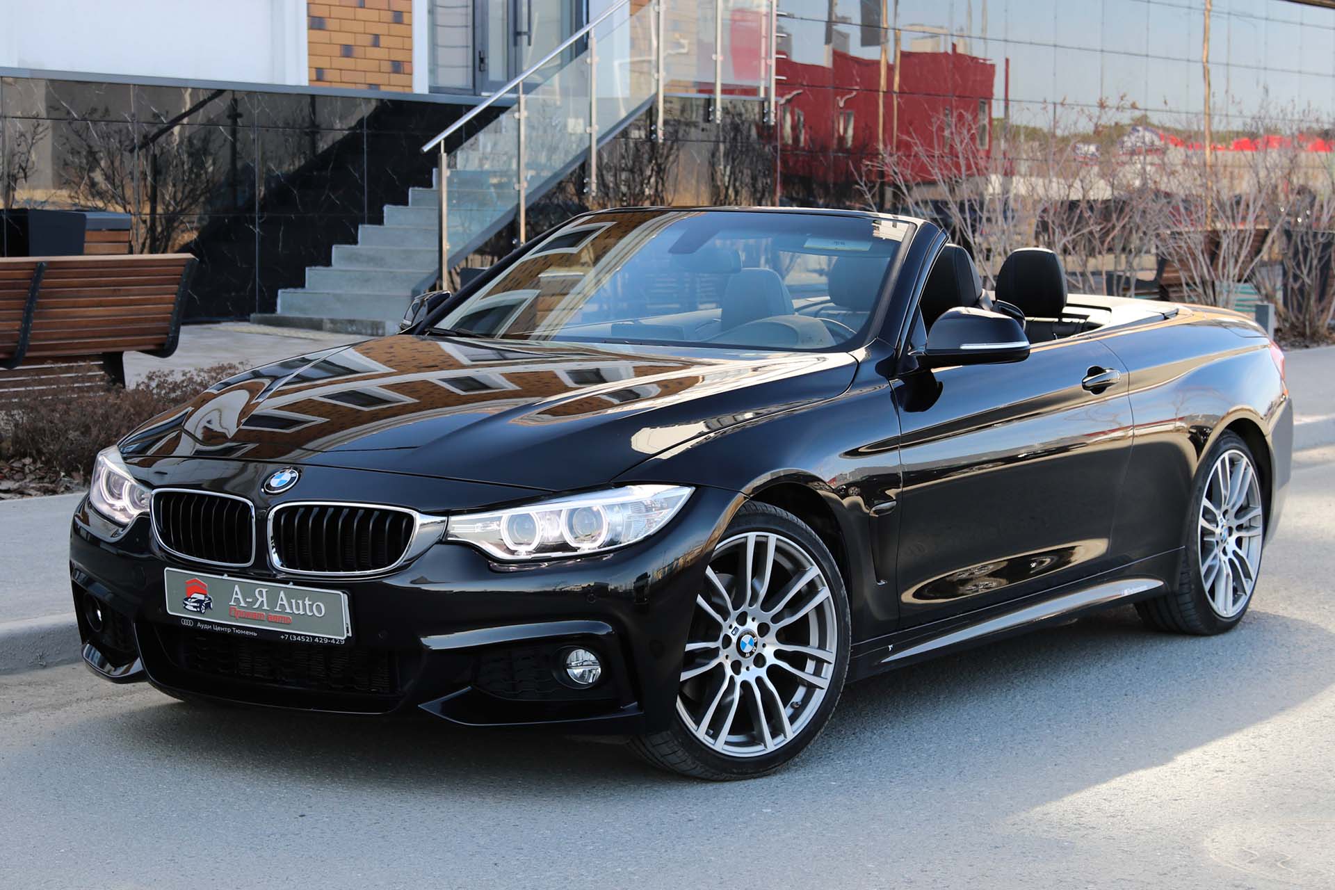 Cabrio BMW 4 белый матовый